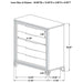 Marmore 4 & 5 Pc E.king, Cal.king, & Queen Bedroom Set - U&U Home Budget Furniture (Carteret, NJ)