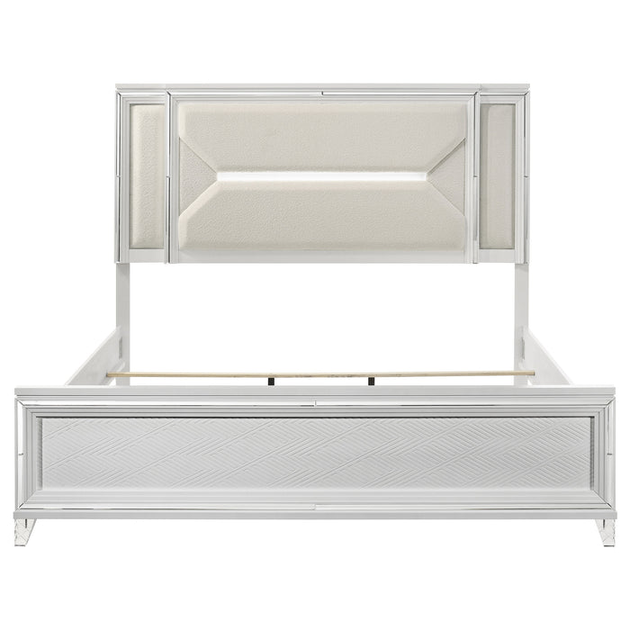 Marmore California King, E.King, & Queen Bed - U&U Home Budget Furniture (Carteret, NJ)