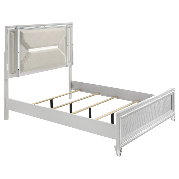 Marmore 4 & 5 Pc E.king, Cal.king, & Queen Bedroom Set - U&U Home Budget Furniture (Carteret, NJ)