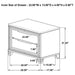 Marmore 4 & 5 Pc E.king, Cal.king, & Queen Bedroom Set - U&U Home Budget Furniture (Carteret, NJ)