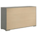 Ives 4 & 5 Piece Bedroom Set E.king & Queen White & Grey - U&U Home Budget Furniture (Carteret, NJ)