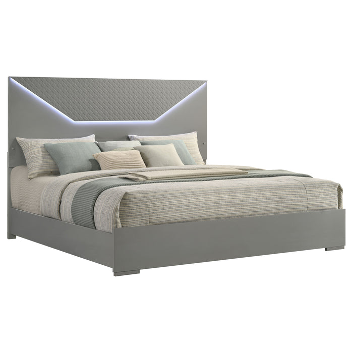 Ives Eastern King & Queen Bed - U&U Home Budget Furniture (Carteret, NJ)