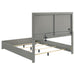 Ives 4 & 5 Piece Bedroom Set E.king & Queen White & Grey - U&U Home Budget Furniture (Carteret, NJ)