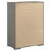 Ives 4 & 5 Piece Bedroom Set E.king & Queen White & Grey - U&U Home Budget Furniture (Carteret, NJ)