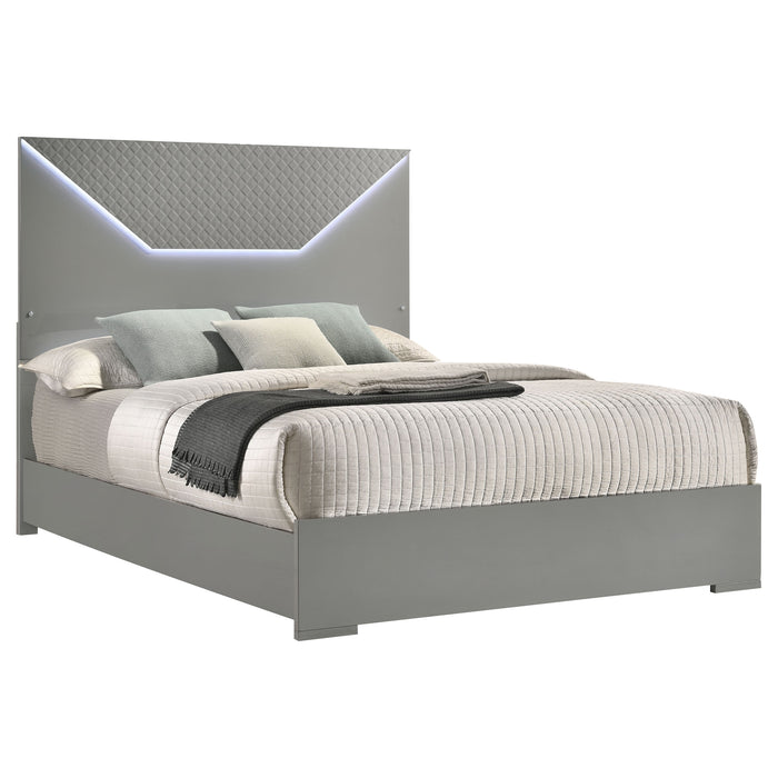 Ives Eastern King & Queen Bed - U&U Home Budget Furniture (Carteret, NJ)