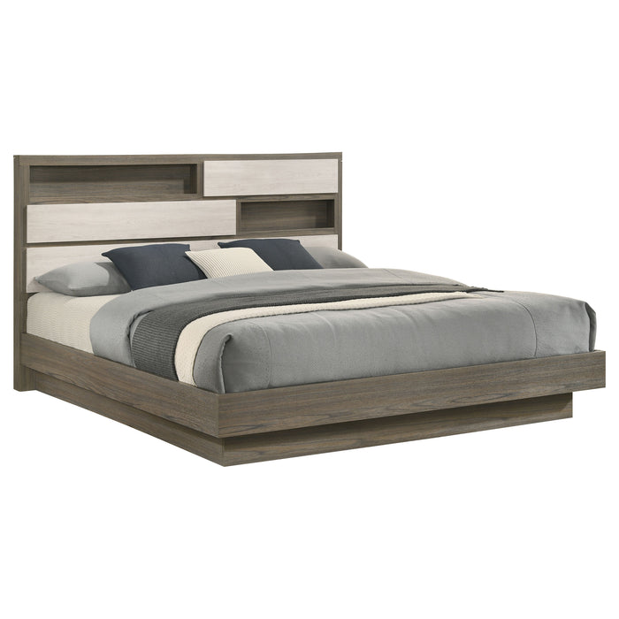 Fenwick California King, Eastren King, Queen Bed - U&U Home Budget Furniture (Carteret, NJ)