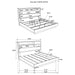 Fenwick 5 Pc Bedroom Set - U&U Home Budget Furniture (Carteret, NJ)