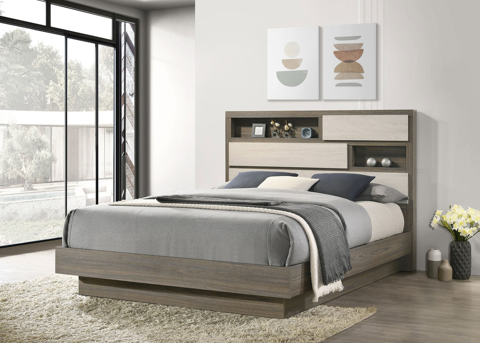 Fenwick California King, Eastren King, Queen Bed - U&U Home Budget Furniture (Carteret, NJ)