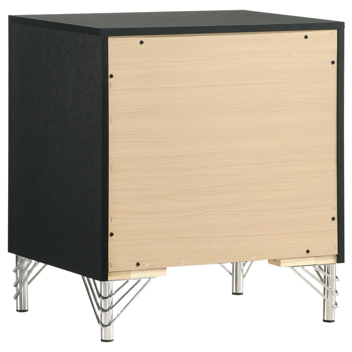 Lucia 4 & 5 Piece Bedroom Set King & Queen Beige & Grey - U&U Home Budget Furniture (Carteret, NJ)