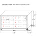 Lucia 4 & 5 Piece Bedroom Set King & Queen Beige & Grey - U&U Home Budget Furniture (Carteret, NJ)