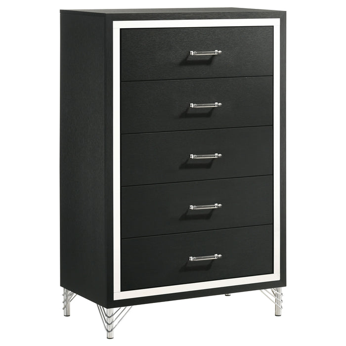 Lucia 5 Pc Bedroom Set - U&U Home Budget Furniture (Carteret, NJ)