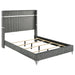 Lucia 4 & 5 Piece Bedroom Set King & Queen Beige & Grey - U&U Home Budget Furniture (Carteret, NJ)
