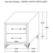 Lucia 4 & 5 Piece Bedroom Set King & Queen Beige & Grey - U&U Home Budget Furniture (Carteret, NJ)