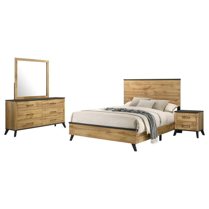 Kaywood 4 & 5 Pc Bedroom Set Full, E.King, Queen & Twin - U&U Home Budget Furniture (Carteret, NJ)