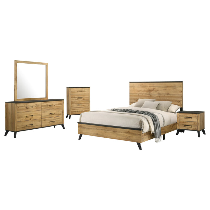 Kaywood 4 & 5 Pc Bedroom Set Full, E.King, Queen & Twin - U&U Home Budget Furniture (Carteret, NJ)