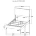 Kaywood 4 & 5 Pc Bedroom Set Full, E.King, Queen & Twin - U&U Home Budget Furniture (Carteret, NJ)