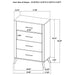 Kaywood 4 & 5 Pc Bedroom Set Full, E.King, Queen & Twin - U&U Home Budget Furniture (Carteret, NJ)