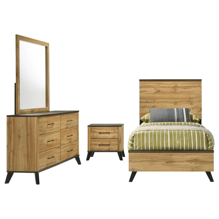 Kaywood 4 & 5 Pc Bedroom Set Full, E.King, Queen & Twin - U&U Home Budget Furniture (Carteret, NJ)