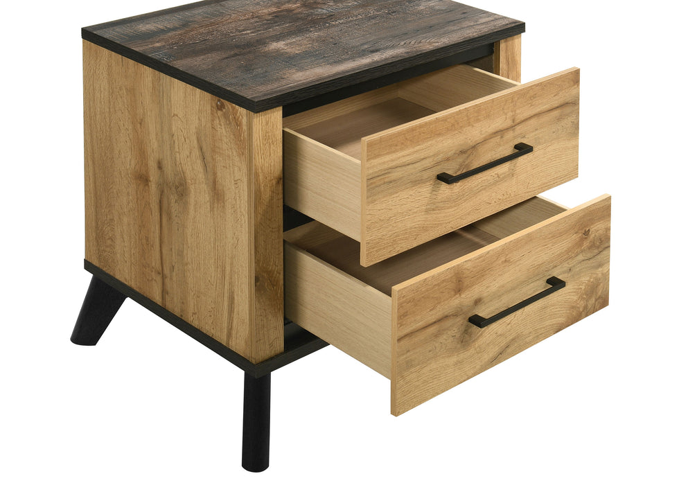 Kaywood 4 & 5 Pc Bedroom Set Full, E.King, Queen & Twin - U&U Home Budget Furniture (Carteret, NJ)