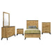 Kaywood 4 & 5 Pc Bedroom Set Full, E.King, Queen & Twin - U&U Home Budget Furniture (Carteret, NJ)