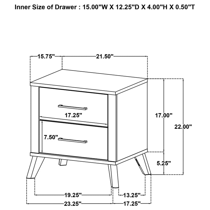 Kaywood 4 & 5 Pc Bedroom Set Full, E.King, Queen & Twin - U&U Home Budget Furniture (Carteret, NJ)