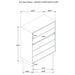 Glenwood 4 & 5 Piece Bedroom Set Eastren king & Queen - U&U Home Budget Furniture (Carteret, NJ)