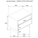 Glenwood 4 & 5 Piece Bedroom Set Eastren king & Queen - U&U Home Budget Furniture (Carteret, NJ)