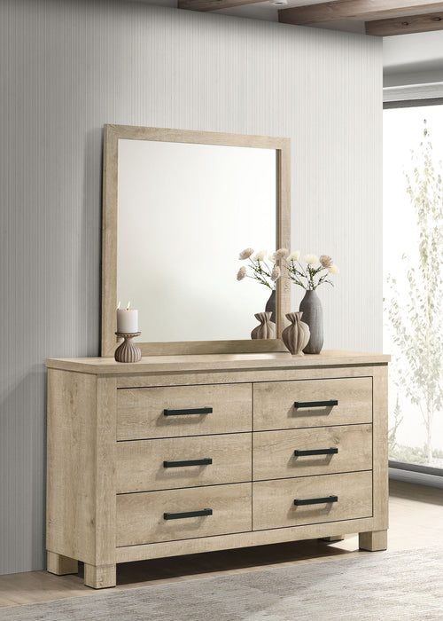 Oakglen Dresser With Mirrors - U&U Home Budget Furniture (Carteret, NJ)