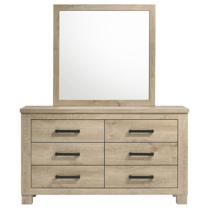 Oakglen Dresser With Mirrors - U&U Home Budget Furniture (Carteret, NJ)