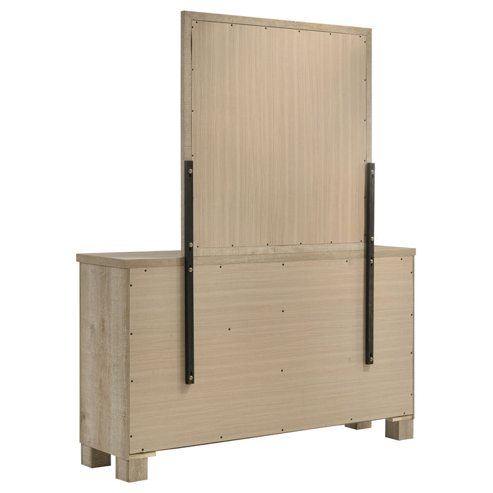Oakglen Dresser With Mirrors - U&U Home Budget Furniture (Carteret, NJ)