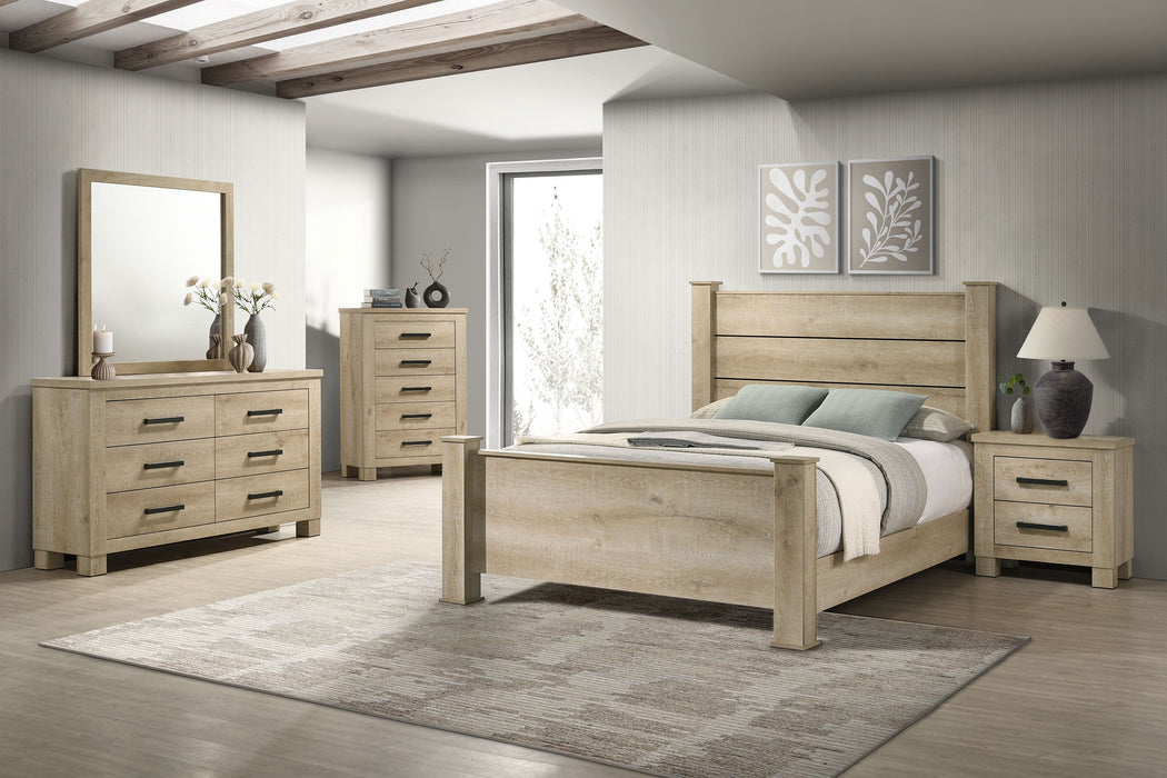 Oakglen Dresser With Mirrors - U&U Home Budget Furniture (Carteret, NJ)