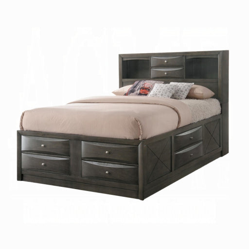 Ireland Bed With Storage - U&U Home Budget Furniture (Carteret, NJ)