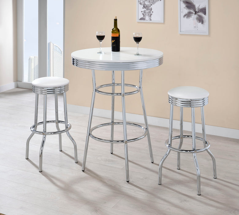 Retro 3 Pc Bar Set - U&U Home Budget Furniture (Carteret, NJ)