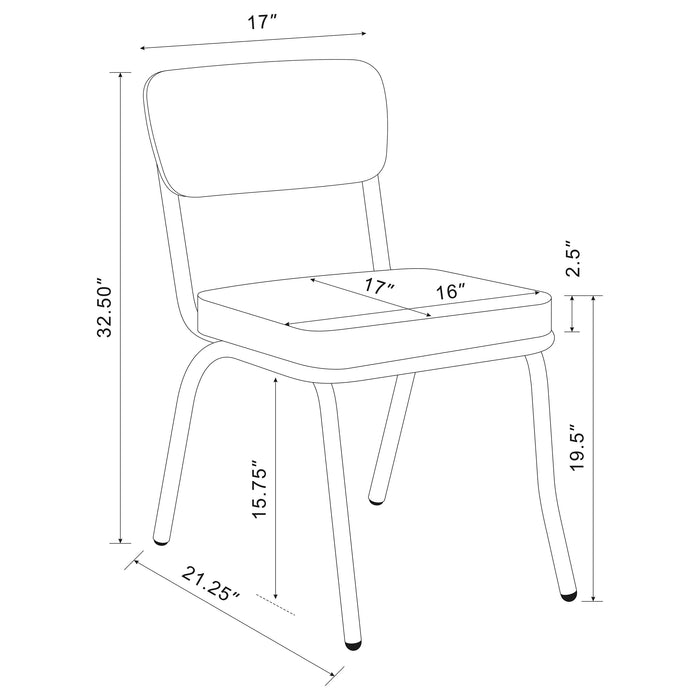 Retro 5 Pc Dining Sets - U&U Home Budget Furniture (Carteret, NJ)