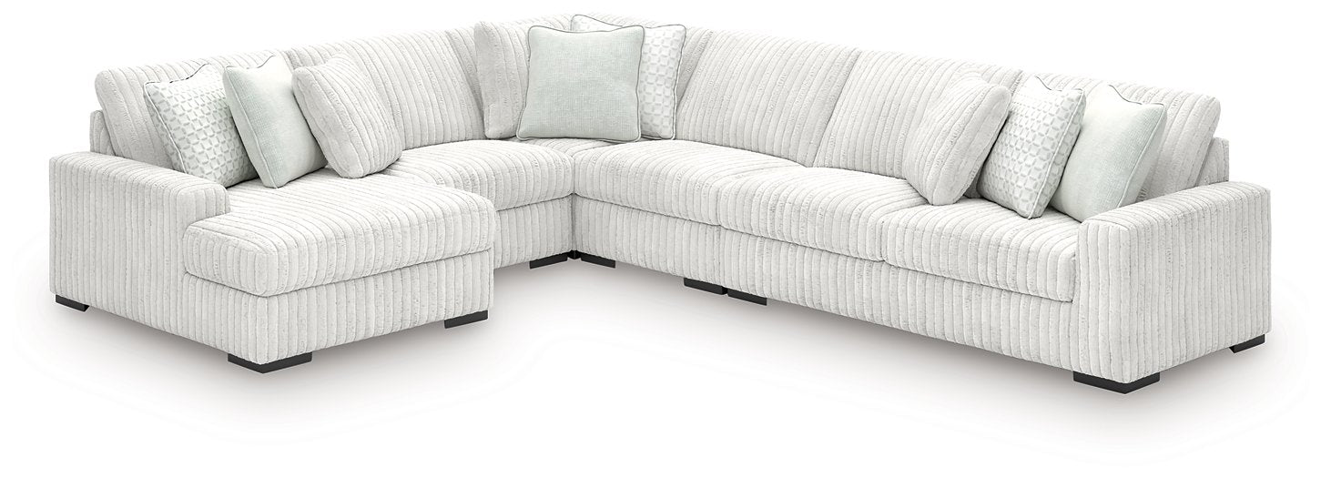 Stupendous Sectional with Chaise - U&U Home Budget Furniture (Carteret, NJ)