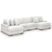 Stupendous Sectional with Double Chaise - U&U Home Budget Furniture (Carteret, NJ)