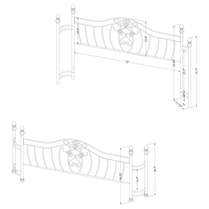 Sydney Eastern King & Queen Bed - U&U Home Budget Furniture (Carteret, NJ)