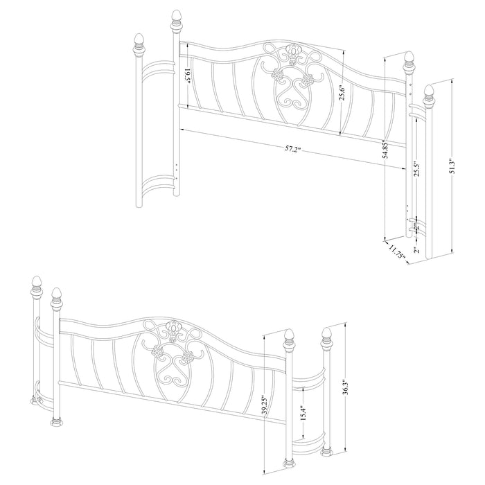Sydney Eastern King & Queen Bed - U&U Home Budget Furniture (Carteret, NJ)