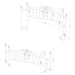 Sydney Eastern King & Queen Bed - U&U Home Budget Furniture (Carteret, NJ)