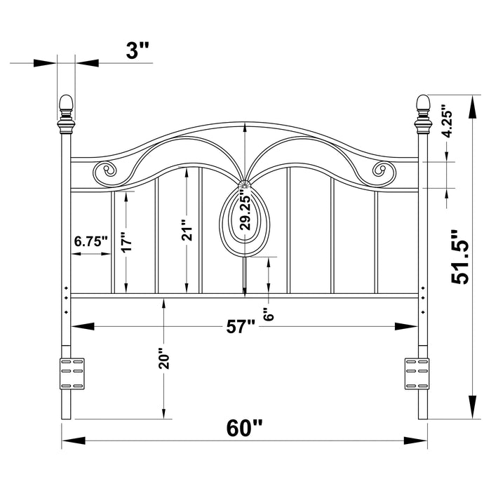 Evan Queen / Full Headboard - U&U Home Budget Furniture (Carteret, NJ)
