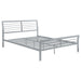 Cooper Queen Metal Bed Silver - U&U Home Budget Furniture (Carteret, NJ)