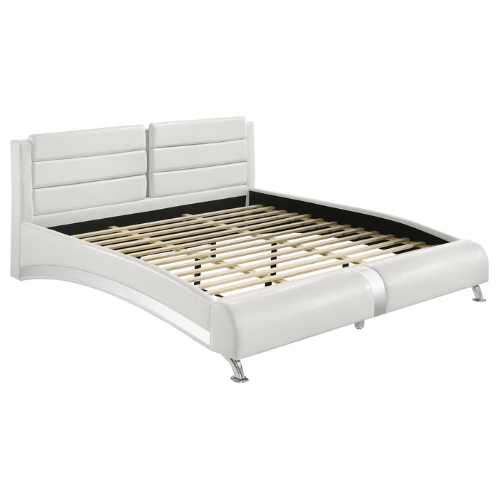 Jeremaine 5 Pc Bedroom Sets White - U&U Home Budget Furniture (Carteret, NJ)
