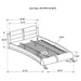 Jeremaine 5 Pc Bedroom Sets White - U&U Home Budget Furniture (Carteret, NJ)