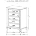 Devon Bedroom Set White - U&U Home Budget Furniture (Carteret, NJ)