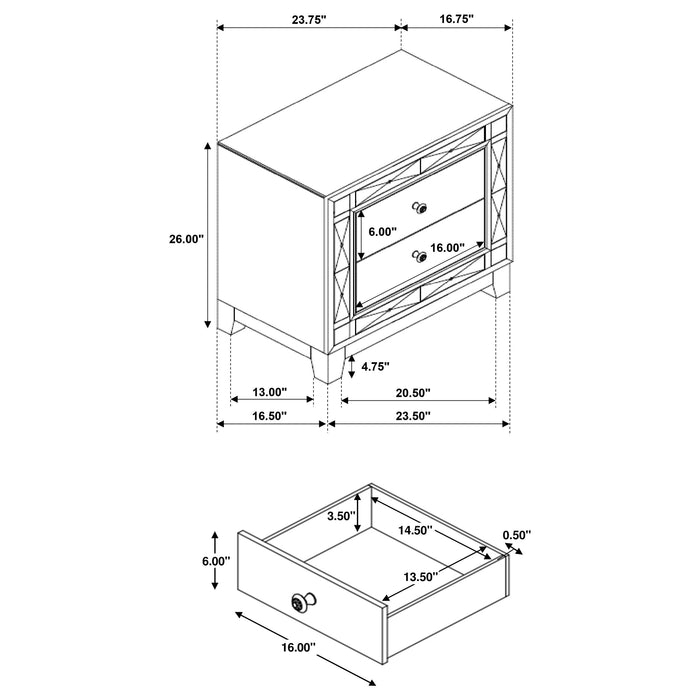 Camille Bedroom Sets - U&U Home Budget Furniture (Carteret, NJ)