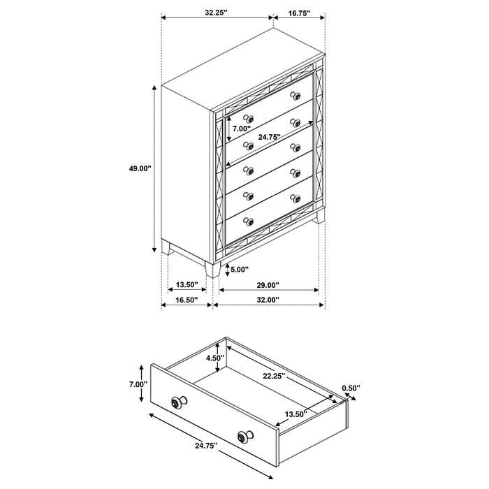 Camille Bedroom Sets - U&U Home Budget Furniture (Carteret, NJ)