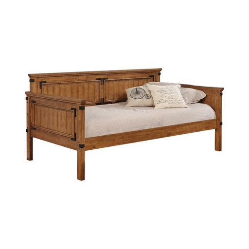Oakdale Twin Daybed Rustic Honey - U&U Home Budget Furniture (Carteret, NJ)