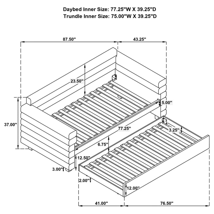 Patricia Daybed - U&U Home Budget Furniture (Carteret, NJ)