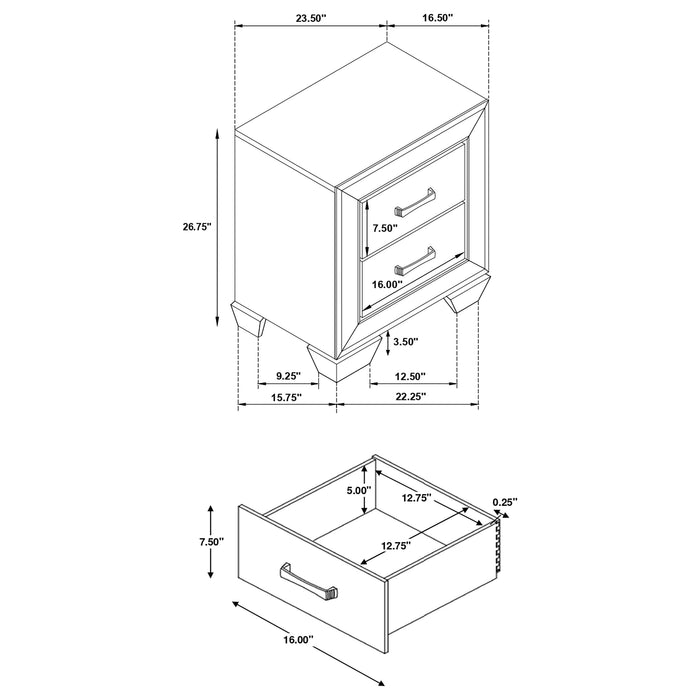 Dorian Bedroom Sets - U&U Home Budget Furniture (Carteret, NJ)