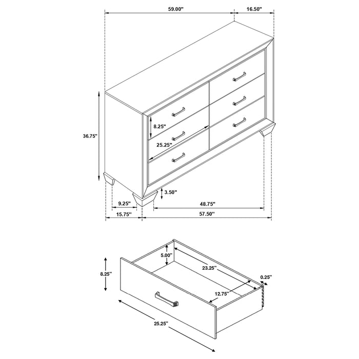 Dorian Bedroom Sets - U&U Home Budget Furniture (Carteret, NJ)